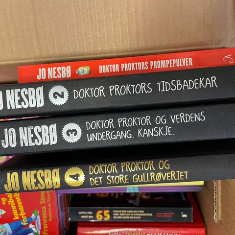 Doktor Proktor av Jo Nesbø - fire bøker