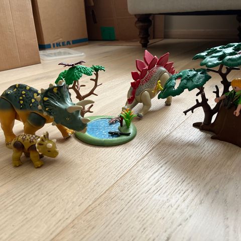 Playmobil dinosaur samling