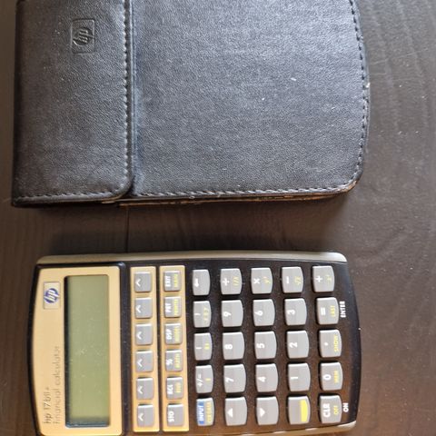 Hp 17bll+ financial calculator