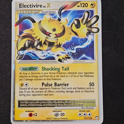 Pokemon kort - Electivire Lv.X fra Mysterious Treasures