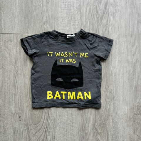 H&M Batman t-skjorte til baby 68