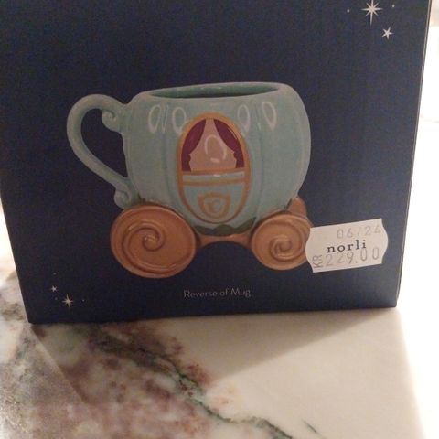 Disney Cinderella Carriage Shaped Mug
