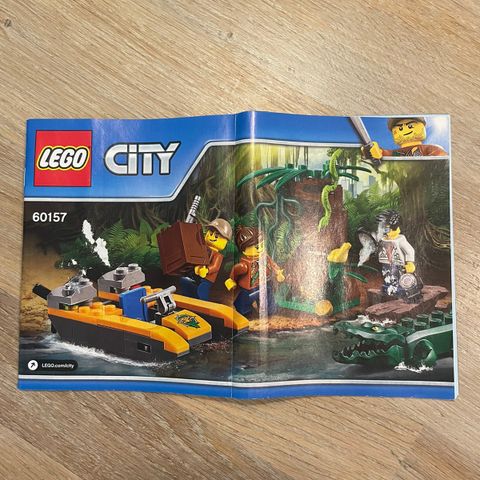 Lego 60157 Jungelutforskere - 100% komplett