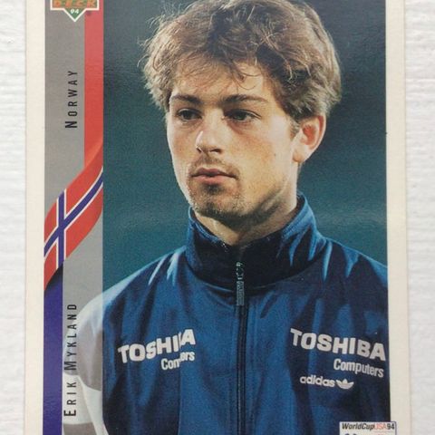 Fotballkort Erik Mykland Nr.120 World Cup USA '94  Upper Deck Trading Card