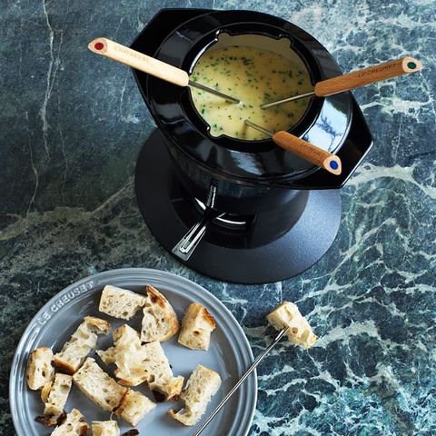 Le Creuset fondue sett