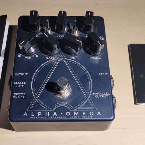 Darkglass Alpha Omega Dual Distortion Bass Pedal