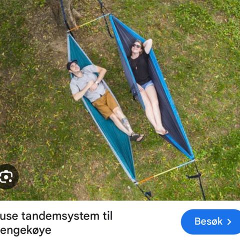 Fuse - tandemsytem til hengekøye