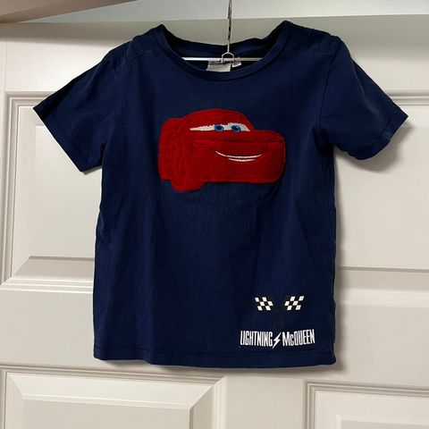 Disney Lynet McQueen t-skjorte, strl 110