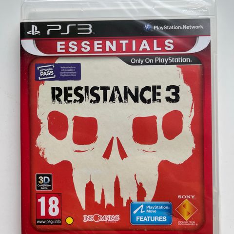 Ps3 spill RESISTANCE 3 ny