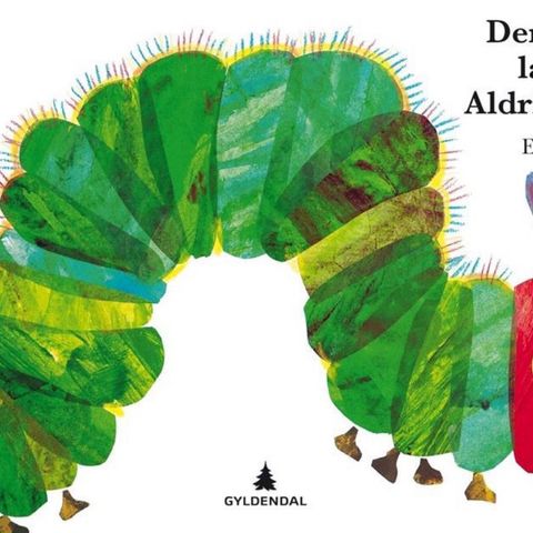 Den lille larven aldrimett. 1-3 år. Barnebøker Eric Carle