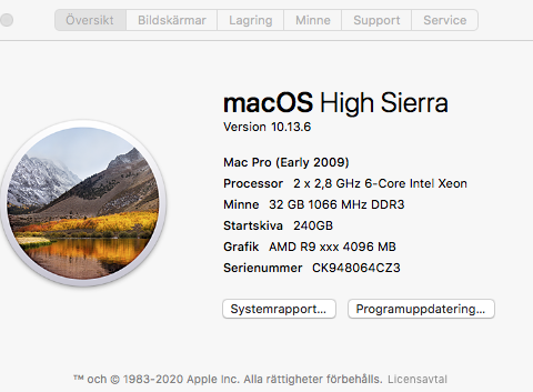 Mac Pro 5.1 12 Core - oppgradert grafikkort, hdd, m.m