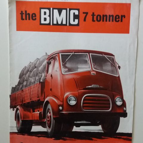 BMC 7 Tonns Lastebil -brosjyre