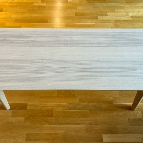 IKEA Lisabo bord, askefiner, 118x50 cm