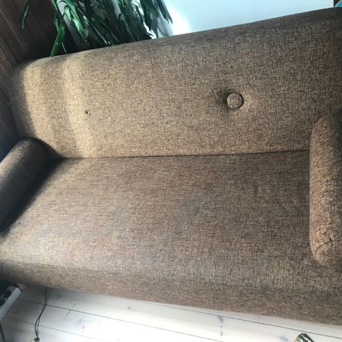 Bolia retro- sofa ,mørk brunt ullstoff NY PRIS