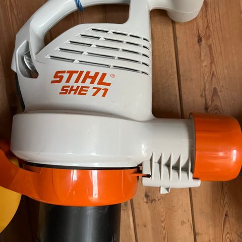 Stihl løvblåser/ løvsuger SHE 71 ubetydelig brukt