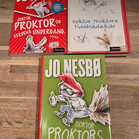 Doktor Proktor - 3 bøker av Jo Nesbø