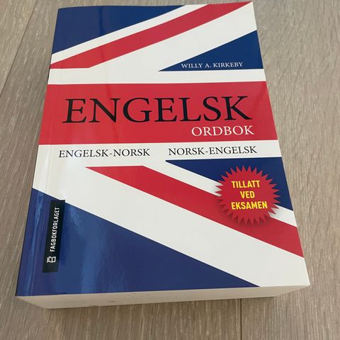 Norsk/engelsk ordbok