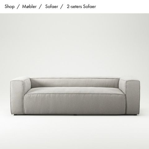 Design sofa - Grand Sofa 2-seters, Beige Clay