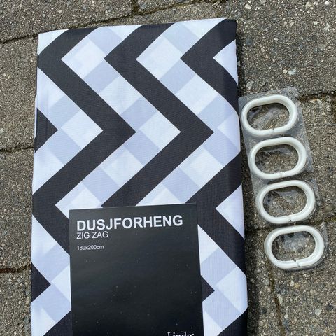 Dusjforheng ubrukt