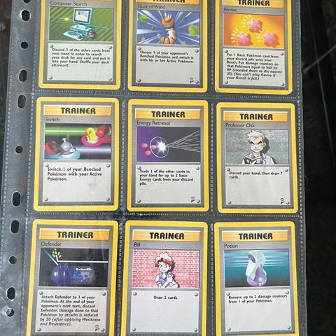 Pokémon Trainetkort 1999