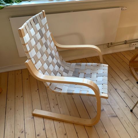 Vintage Alvar Aalto Artek 406 lenestol