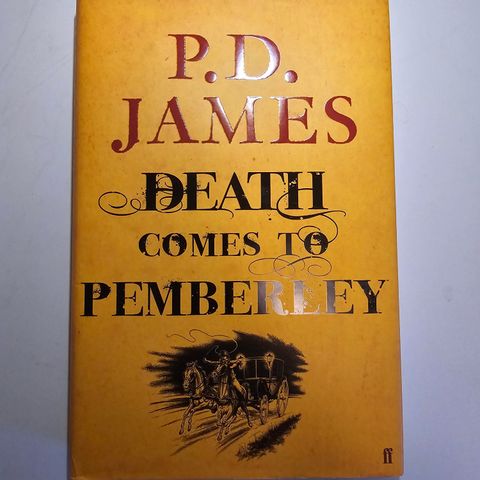 Engelsk bok: Death comes to pemberley av P.D James, innbundet