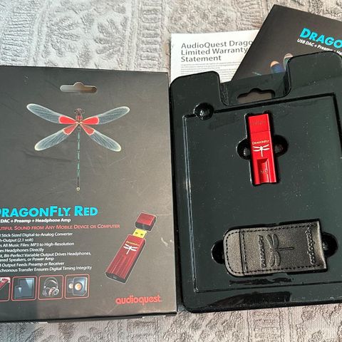 DragonFly Red USB DAC + Preamp + Headphone Amp