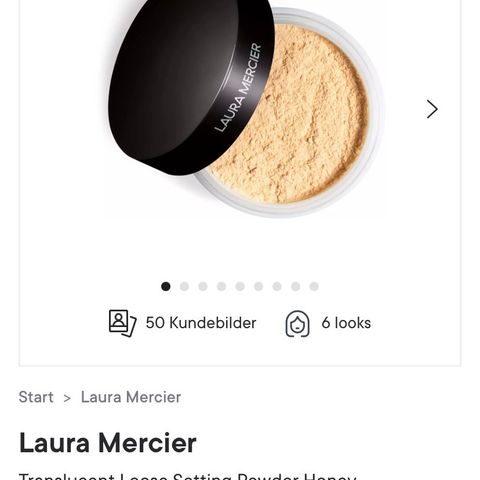 Settingpudder fra Laura Mercier, Honey, 29g