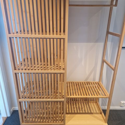 IKEA NORDKISA åpen garderobe