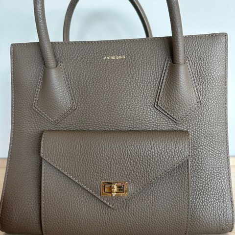 Anine Bing Madison leather satchel