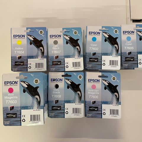 Epson Ultra Chrome HD Ink (Blekk til SC-P600)