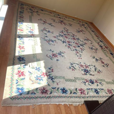 stort vintage persisk teppe