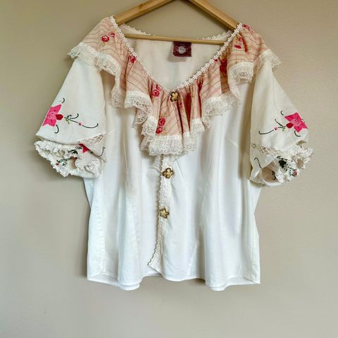 Vintage [upcycled] Floral Patchwork Blouse