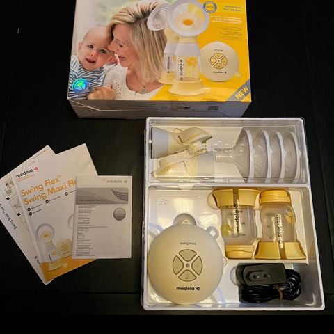 Medela swing maxi flex - dobbel brystpumpe, svært lite brukt