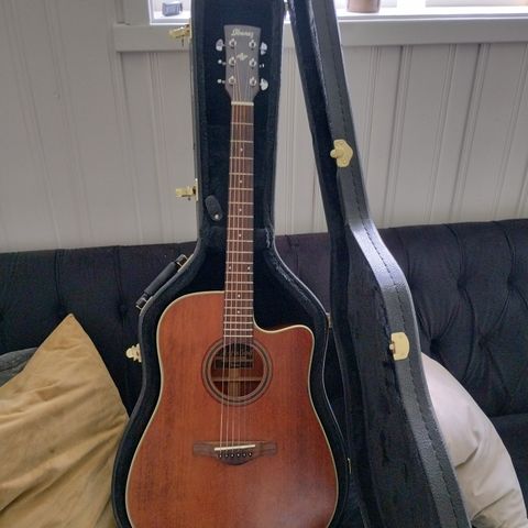 Gitar ibanez akustisk aw250ece-rtb