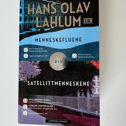 Krim: Hans Olav Lahlum: Menneskefluene + Satellittmenneskene