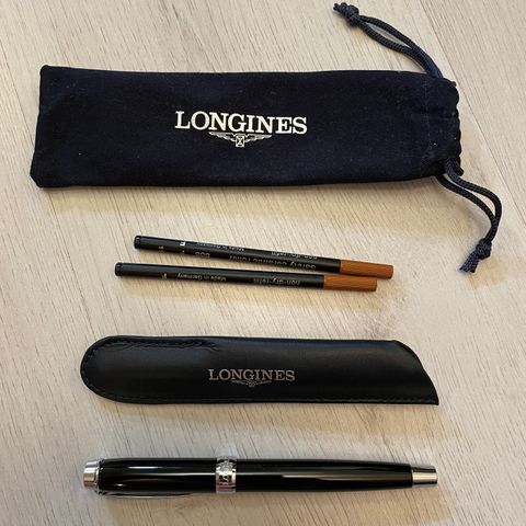 Longines penn, cap og pose