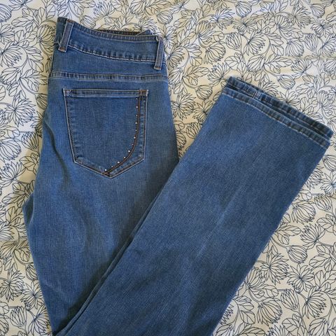 Lee Riders Mid-Rise Bootcut - L - Embellished - USA Thrifted