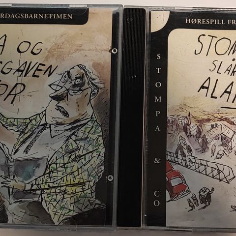 Stompa hørespill CD NRK Slår Alarm - avskjedsgaven til lektor Tørrdal