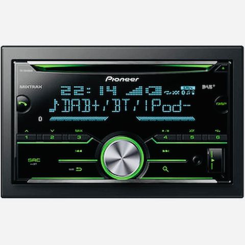 Pioneer 2din spiller(dab+bluthooth)