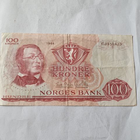 100 kroner 1964