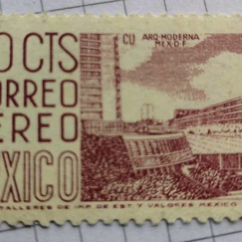 Mexico frimerke av eldre årgang.
