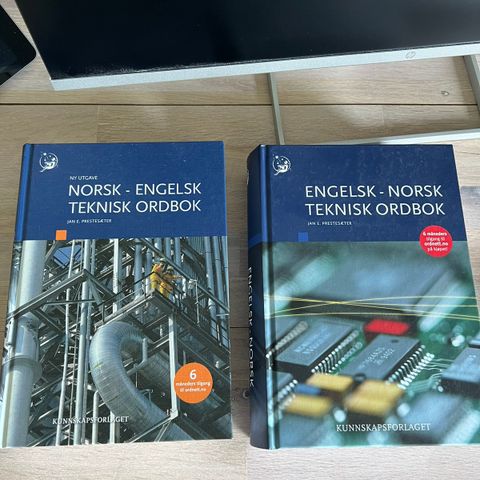 Norsk/engelsk engelsk/norsk teknisk ordbok