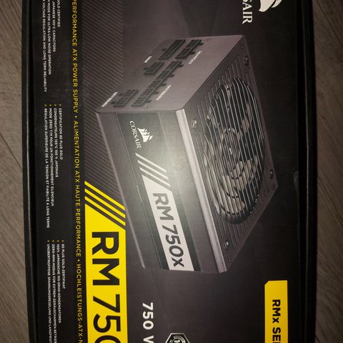 Strømforsyning power supply Corsair RM 750x 750W