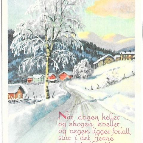 Julekort - 10 fine kort med gårdsmotiv