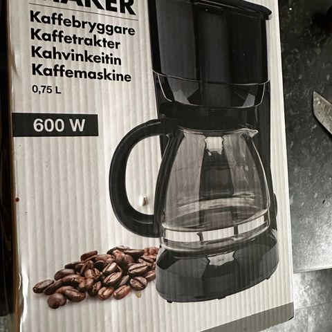 Ny ubrukt kaffefiltrer