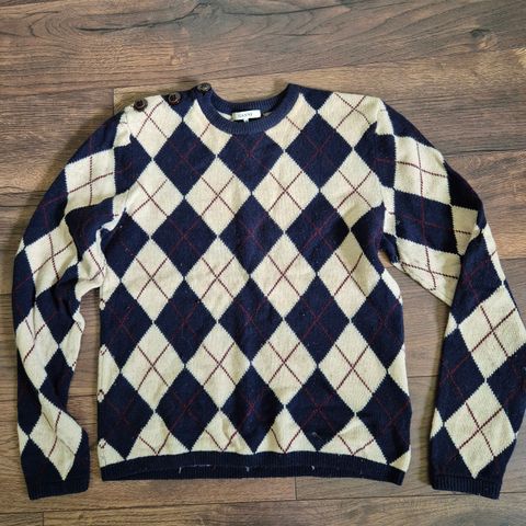Ganni-genser med Argyle-mønster