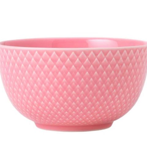 Lyngby Porcelæn Rhombe Color skål 11 cm rosa