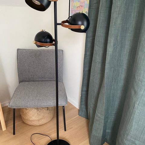 Gulvlampe med 3 lamper