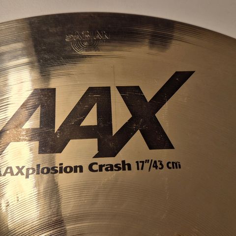 Sabian 17 AAX Xplosion crash